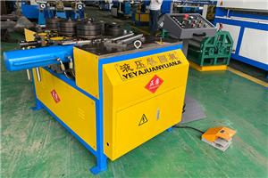 山東某工廠(chǎng)購(gòu)買(mǎi)液壓臥式卷圓機(jī)